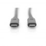 Digitus | USB-C cable | Male | 24 pin USB-C | Male | Black | 24 pin USB-C | 1 m - 3